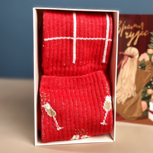 Набор новогодних женских носков KAFTAN "Xmas"